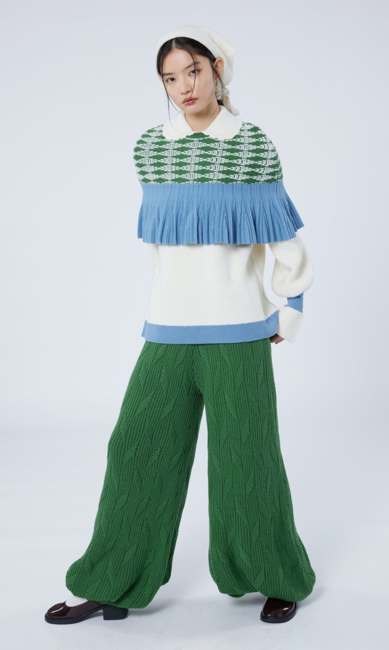 YAN TSOI - Look 7 (Pullover + Shawl)